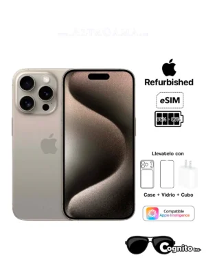iPhone 15 Pro Titanio Natural 256Gb eSIM