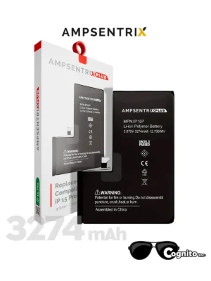 Bateria iPhone 15 Pro AMPsentrix PLUS Autoprogramable