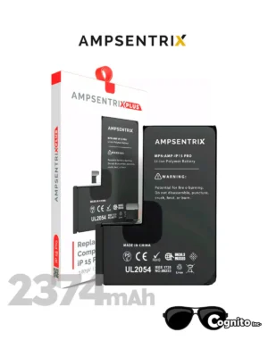 Bateria iPhone 15 Pro AmpSentrix PLUS Autoprogramable